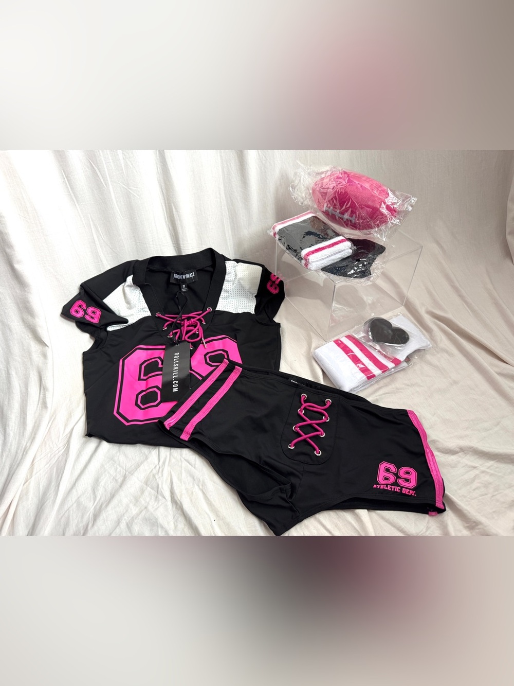 Dolls Kill Trickz N’ Treatz Y2K Sport Costume Set Medium NWT